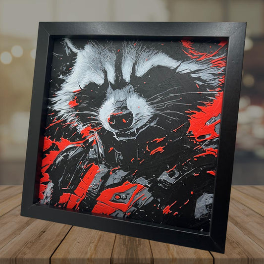 Rocket 3D Printed Fan  Art
