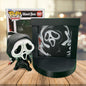 Ghost Face Funko Pop Stand with  3D Printed Art Backdrop