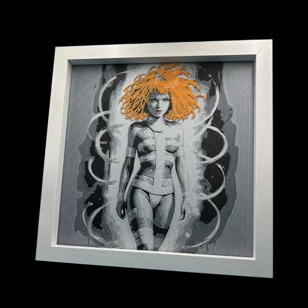Leeloo Dallas - The Fifth Element 3D Printed Fan Art