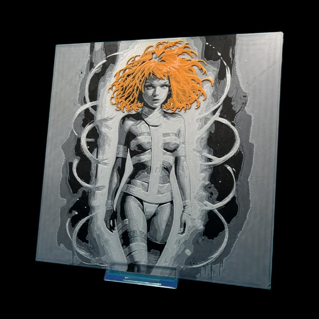 Leeloo Dallas - The Fifth Element 3D Printed Fan Art