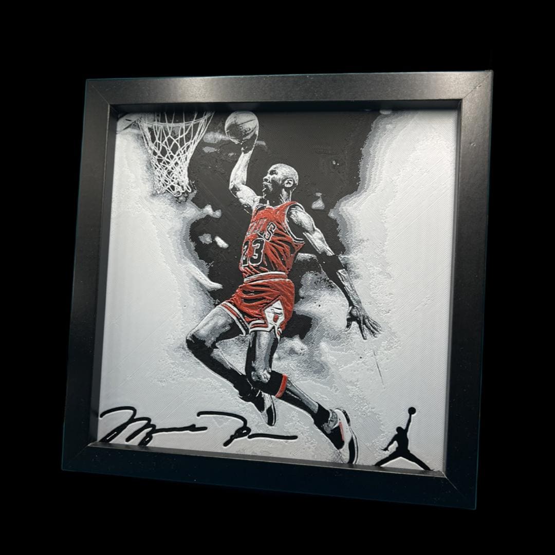 Michael Jordan 3D Printed Fan Art