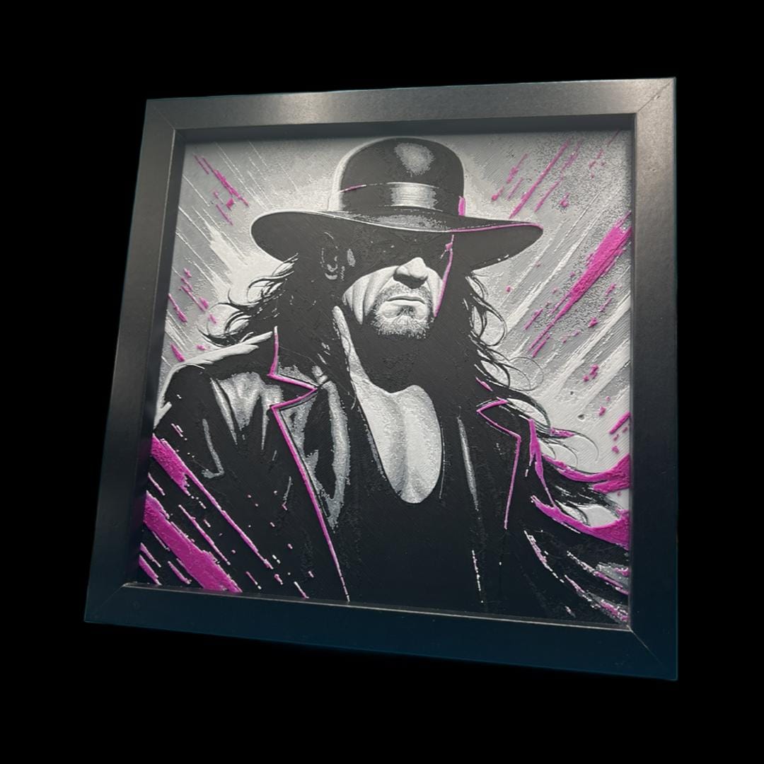 The Undertaker - WWE 3D Printed Fan Art