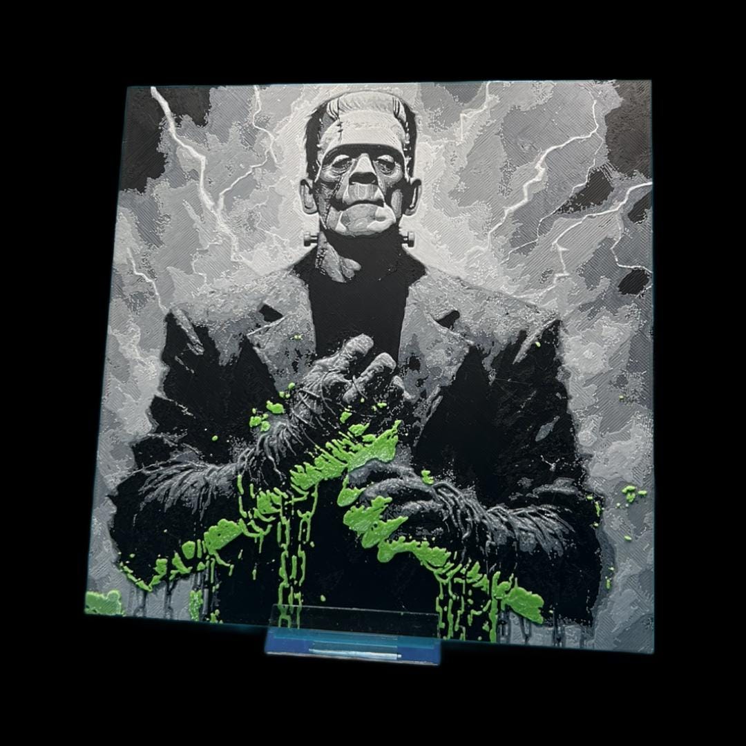 The Frankenstein Monster 3D Printed Fan Art