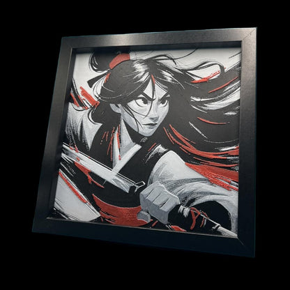 Mulan 3D Printed Fan Art