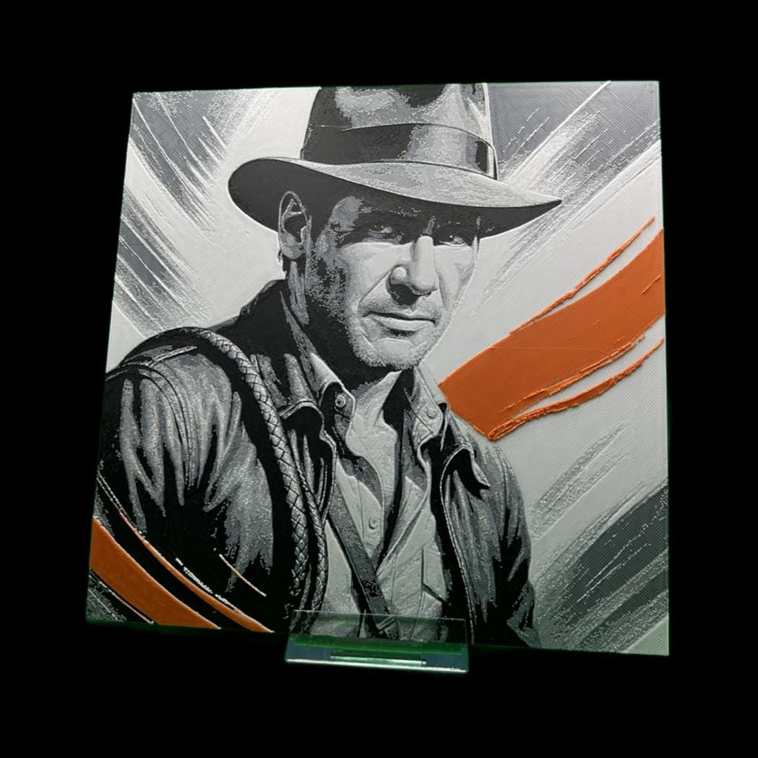 Indiana Jones Printed Fan Art