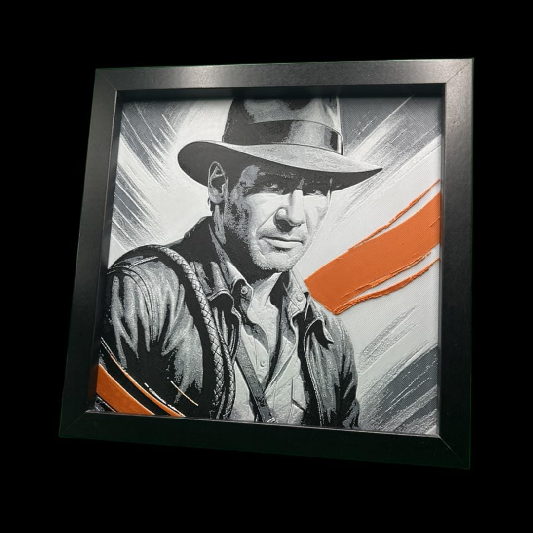 Indiana Jones Printed Fan Art