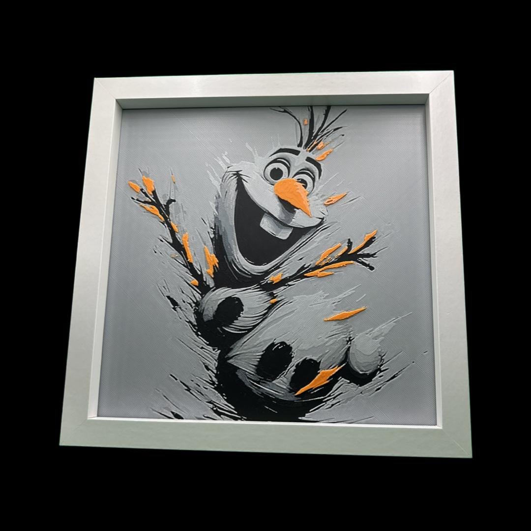 Olaf - Frozen 3D Printed Fan Art