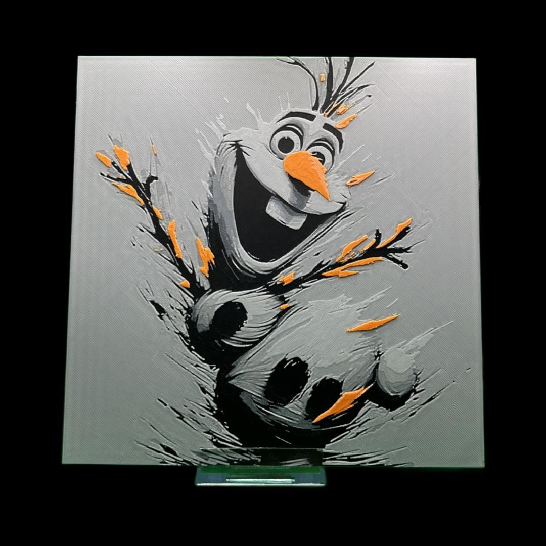 Olaf - Frozen 3D Printed Fan Art