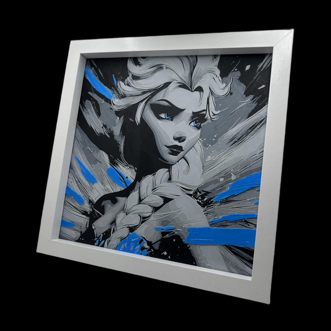 Elsa the Snow Queen 3D Printed Fan Art