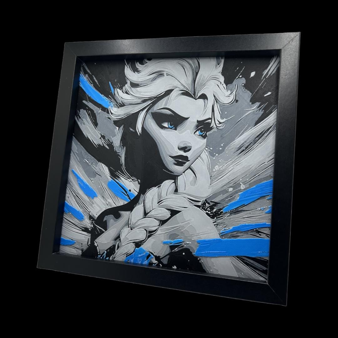 Elsa the Snow Queen 3D Printed Fan Art