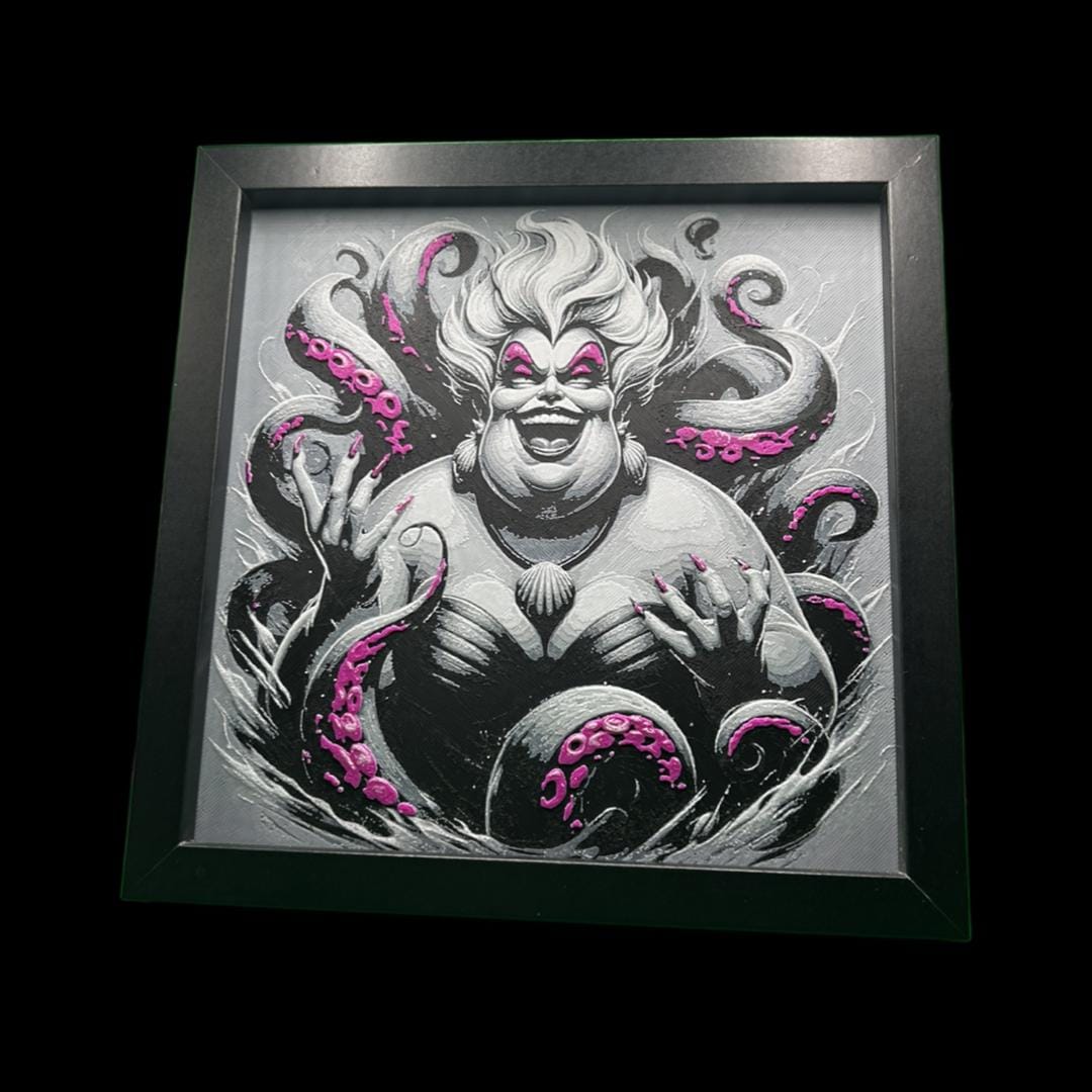 Ursula - The Little Mermaid 3D Printed Fan Art
