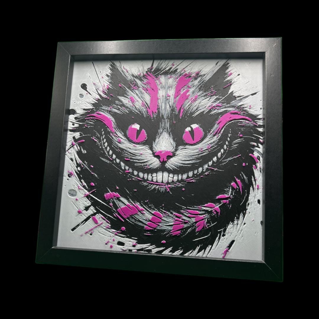 Cheshire Cat - Alice in Wonderland 3D Printed Fan Art