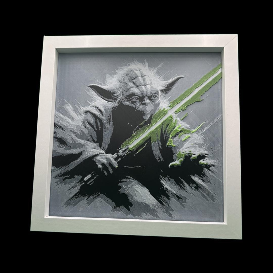 Yoda 3D Printed Fan Art
