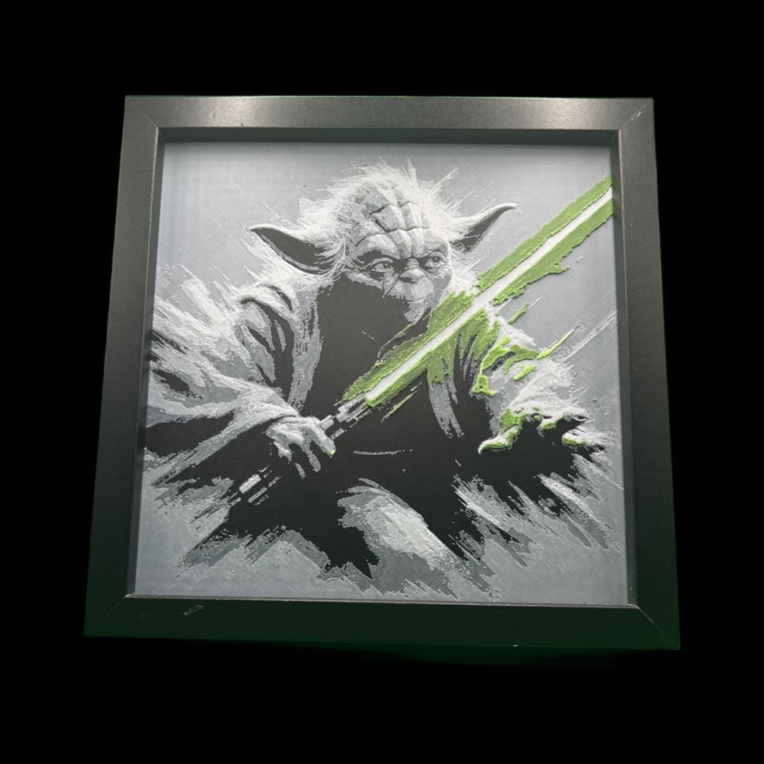 Yoda 3D Printed Fan Art