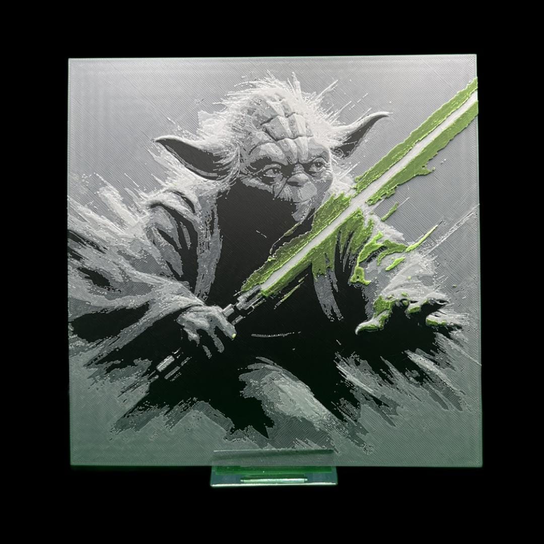 Yoda 3D Printed Fan Art