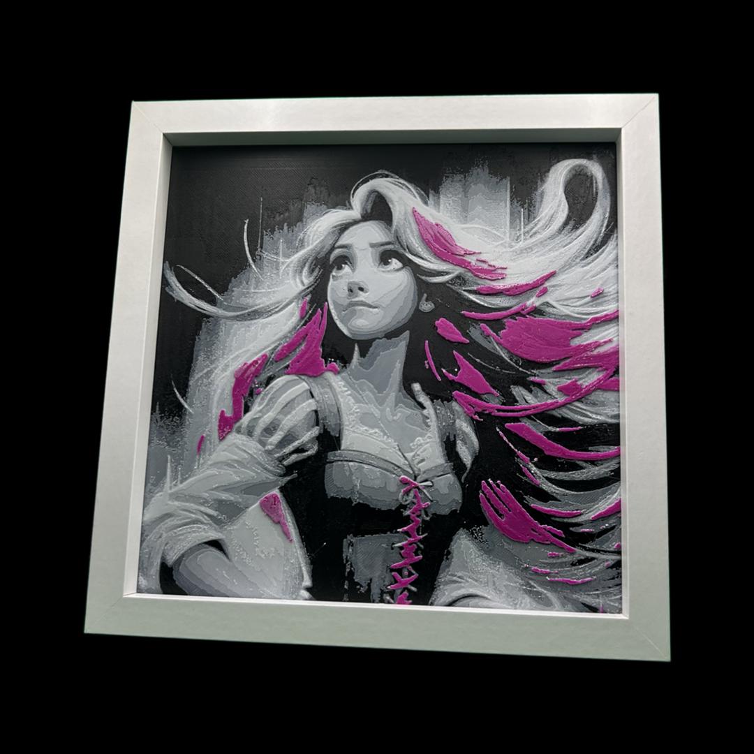 Rapunzel 3D Printed Fan Art
