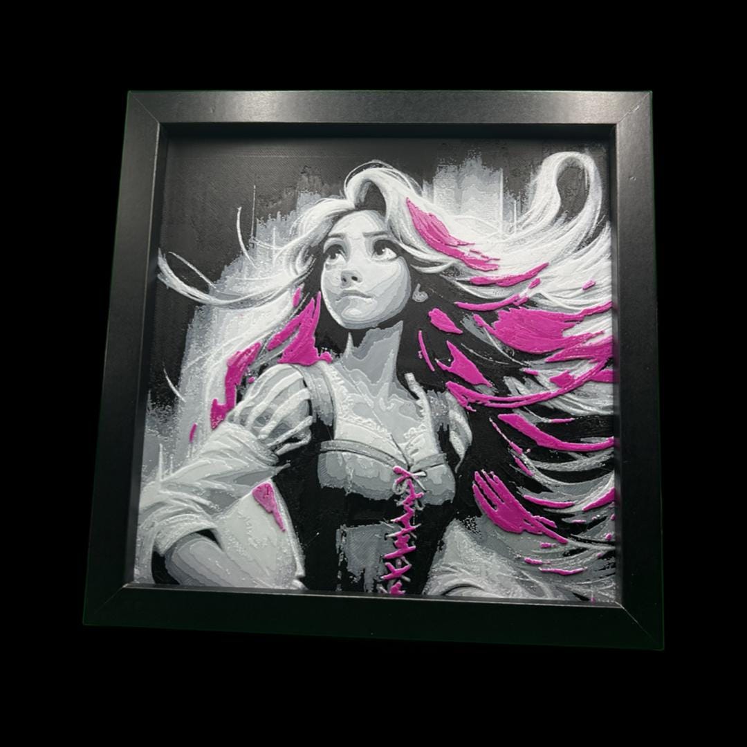 Rapunzel 3D Printed Fan Art