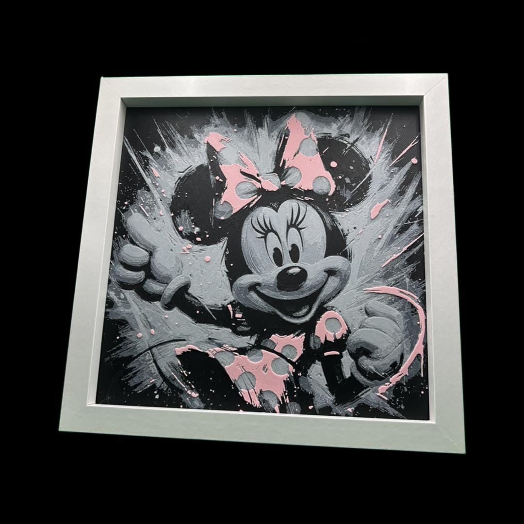 Minnie Mouse 3D Printed Fan Art