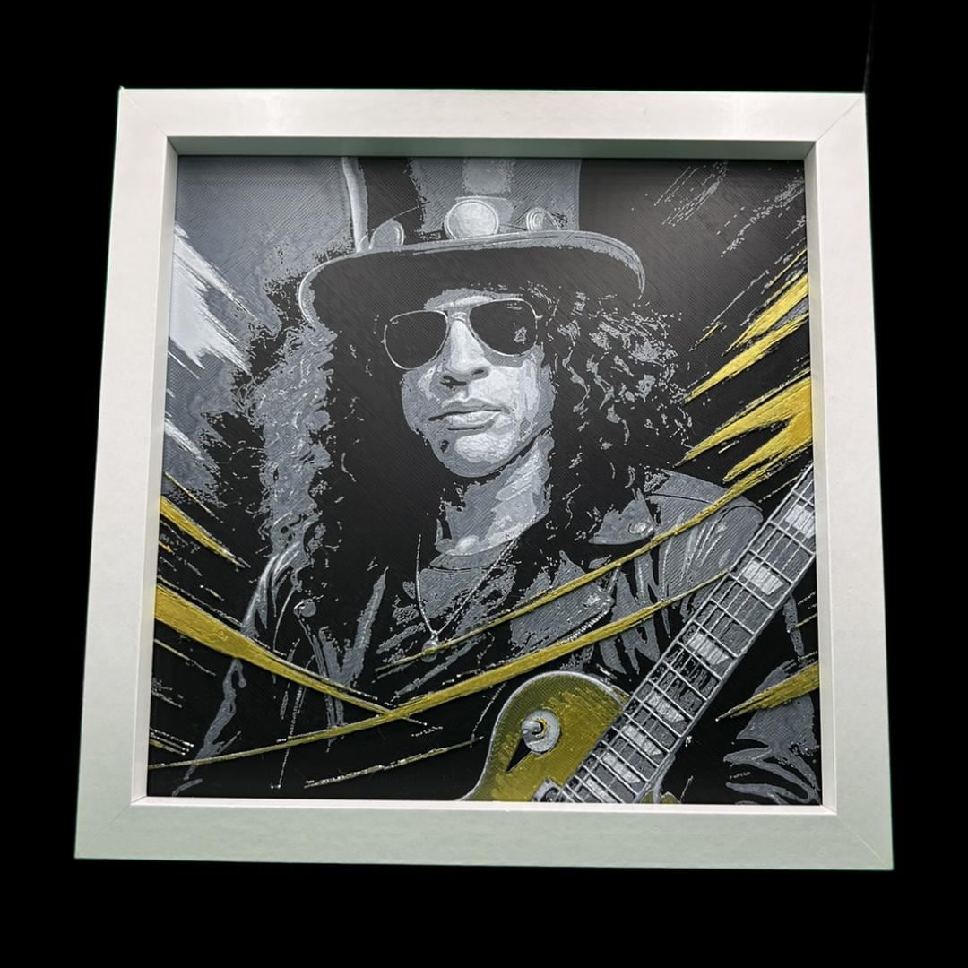 Slash - Guns ‘N Roses 3D Printed Fan Art