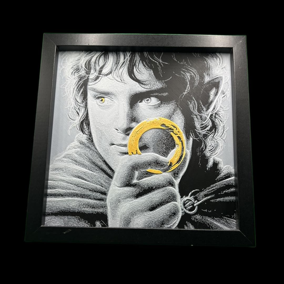 Frodo - Lord of the Rings 3D Printed Fan Art