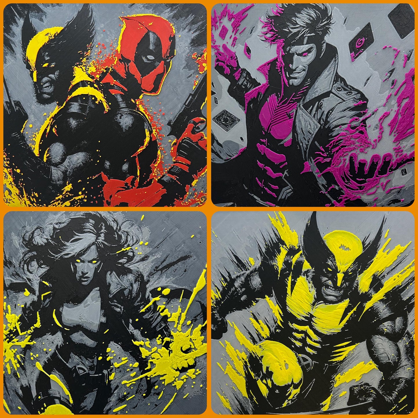 Deadpool and Wolverine 3D Printed Fan Art