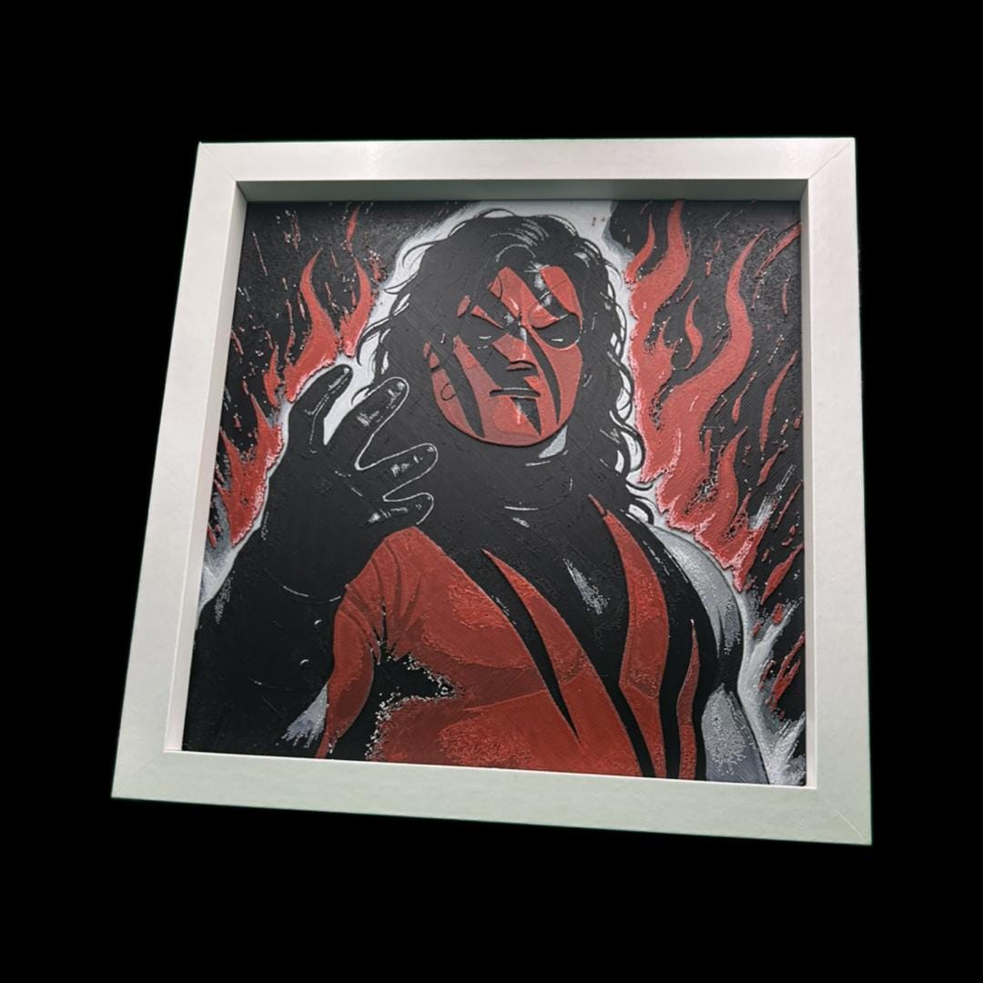 Kane - WWE 3D Printed Fan Art