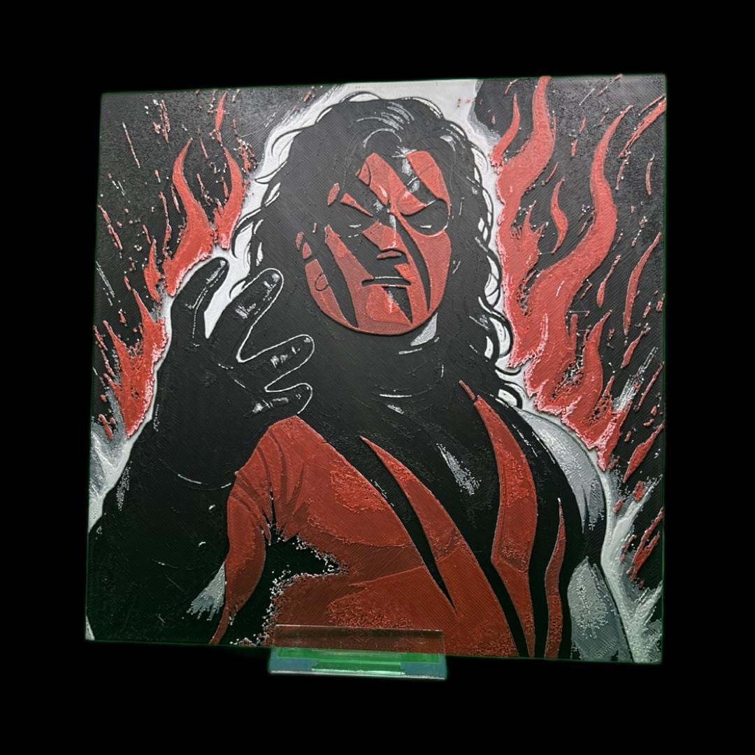 Kane - WWE 3D Printed Fan Art