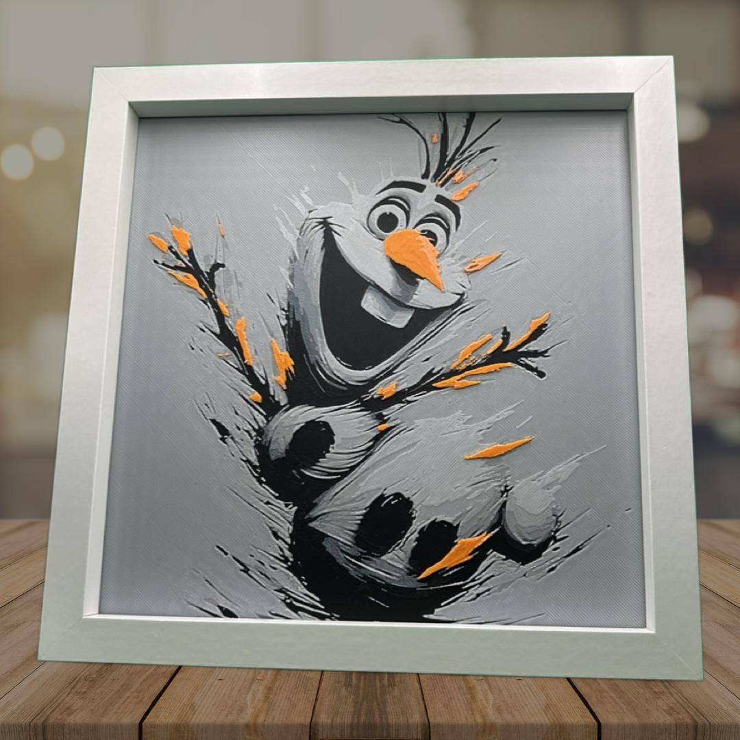 Olaf - Frozen 3D Printed Fan Art