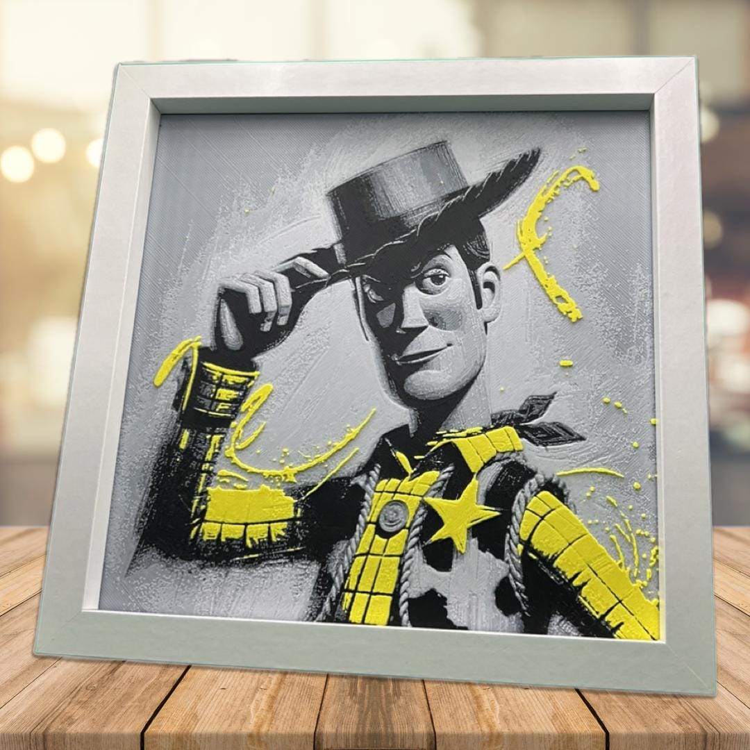 Woody - Toy Story 3D Printed Fan Art