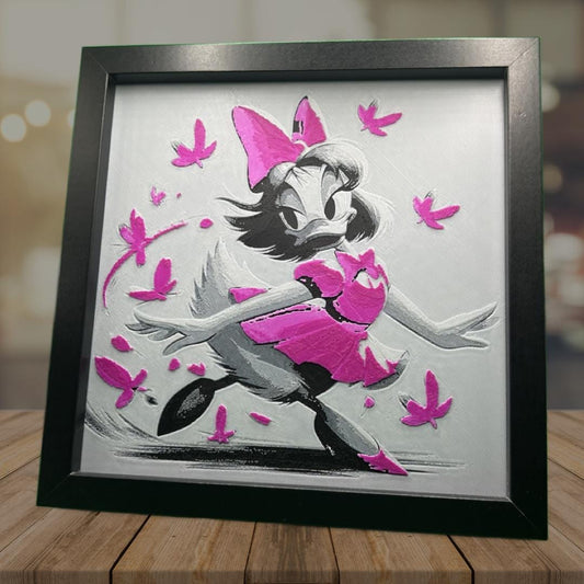 Daisy Duck 3D Printed Fan Art