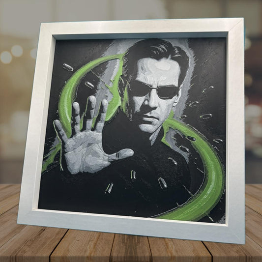 Neo - The Matrix 3D Printed Fan Art