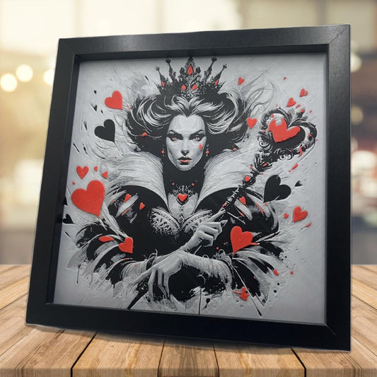 The Red Queen - Alice in Wonderland 3D Printed Fan Art