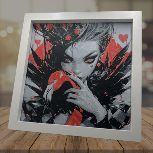 Queen of Hearts - Alice in Wonderland 3D Printed Fan Art