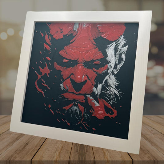 Hellboy 3D Printed Fan Art