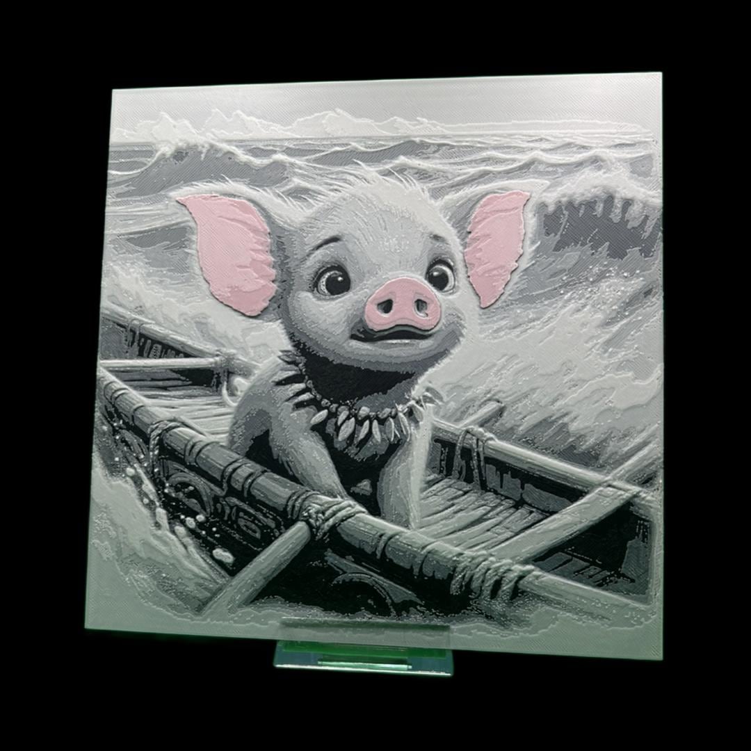 Pue - Moana 3D Printed Fan Art