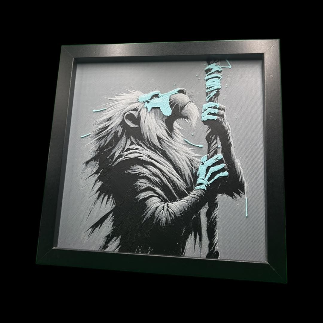 Rafiki - The Lion King 3D Printed Fan Art