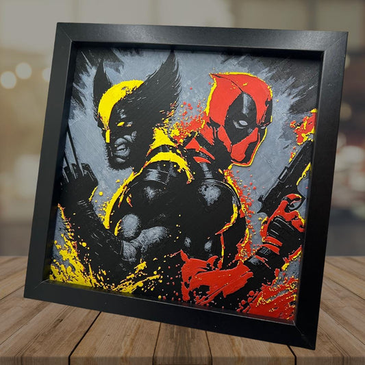 Deadpool and Wolverine 3D Printed Fan Art