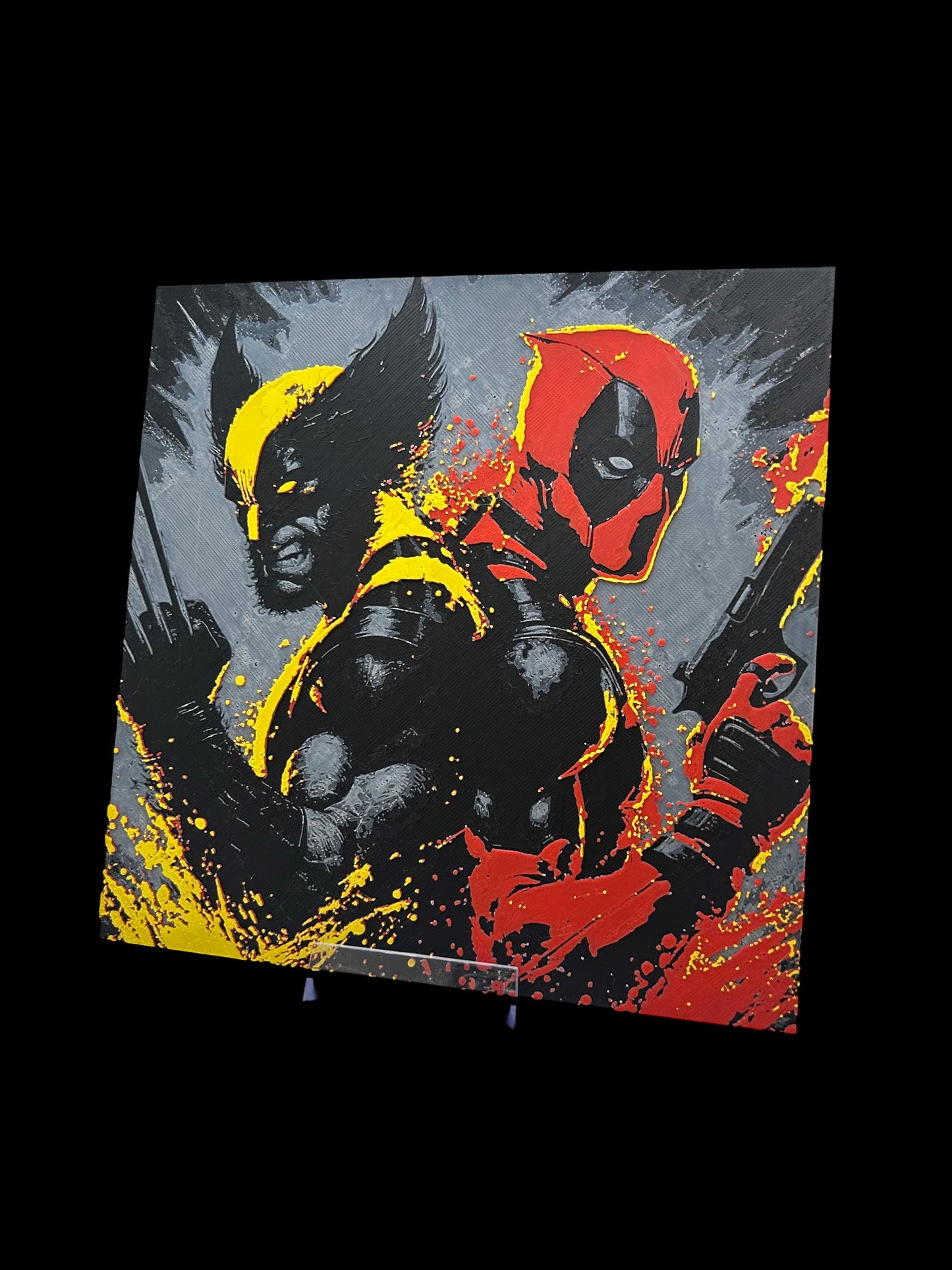 Deadpool and Wolverine 3D Printed Fan Art