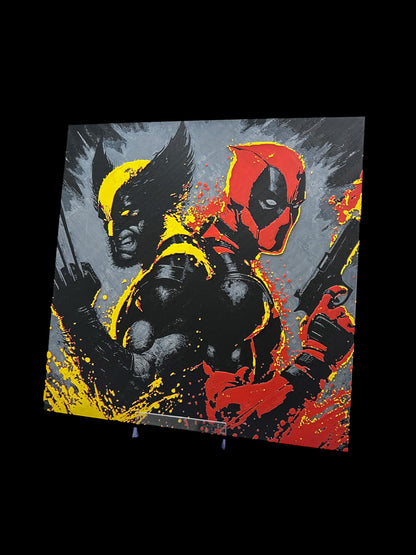 Deadpool and Wolverine 3D Printed Fan Art