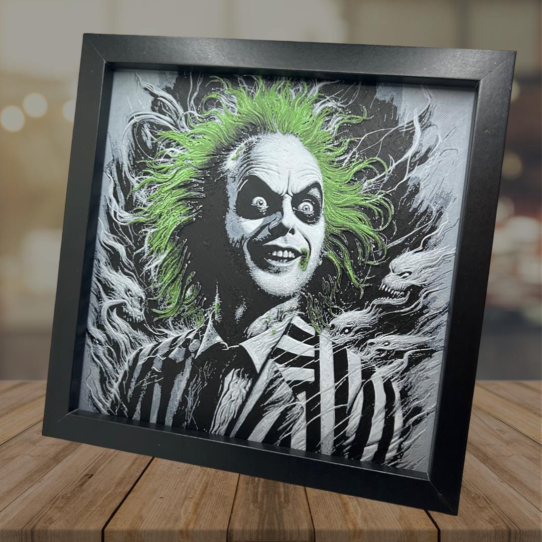 Beetlejuice 3D Printed Fan Art