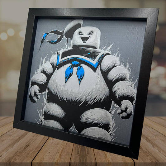 Stay Puft Marshmallow Man 3D Printed Fan Art