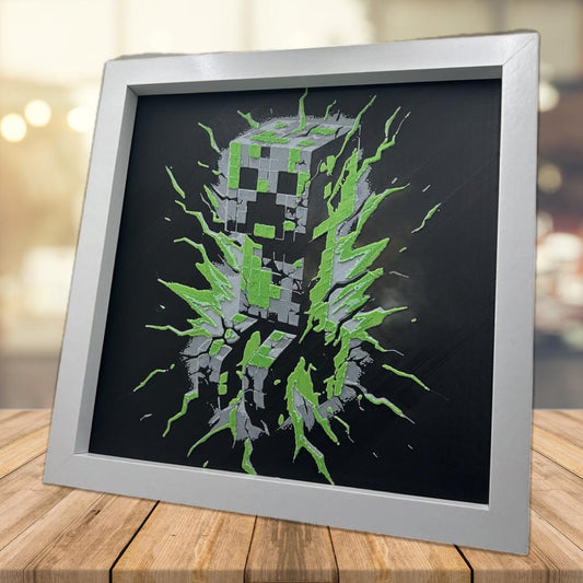 Creeper from The Minecraft Movie 3D Printed Fan Art