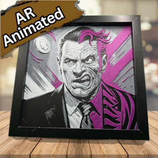 Harvey Dent Two Face - Batman 3D Printed Fan Art