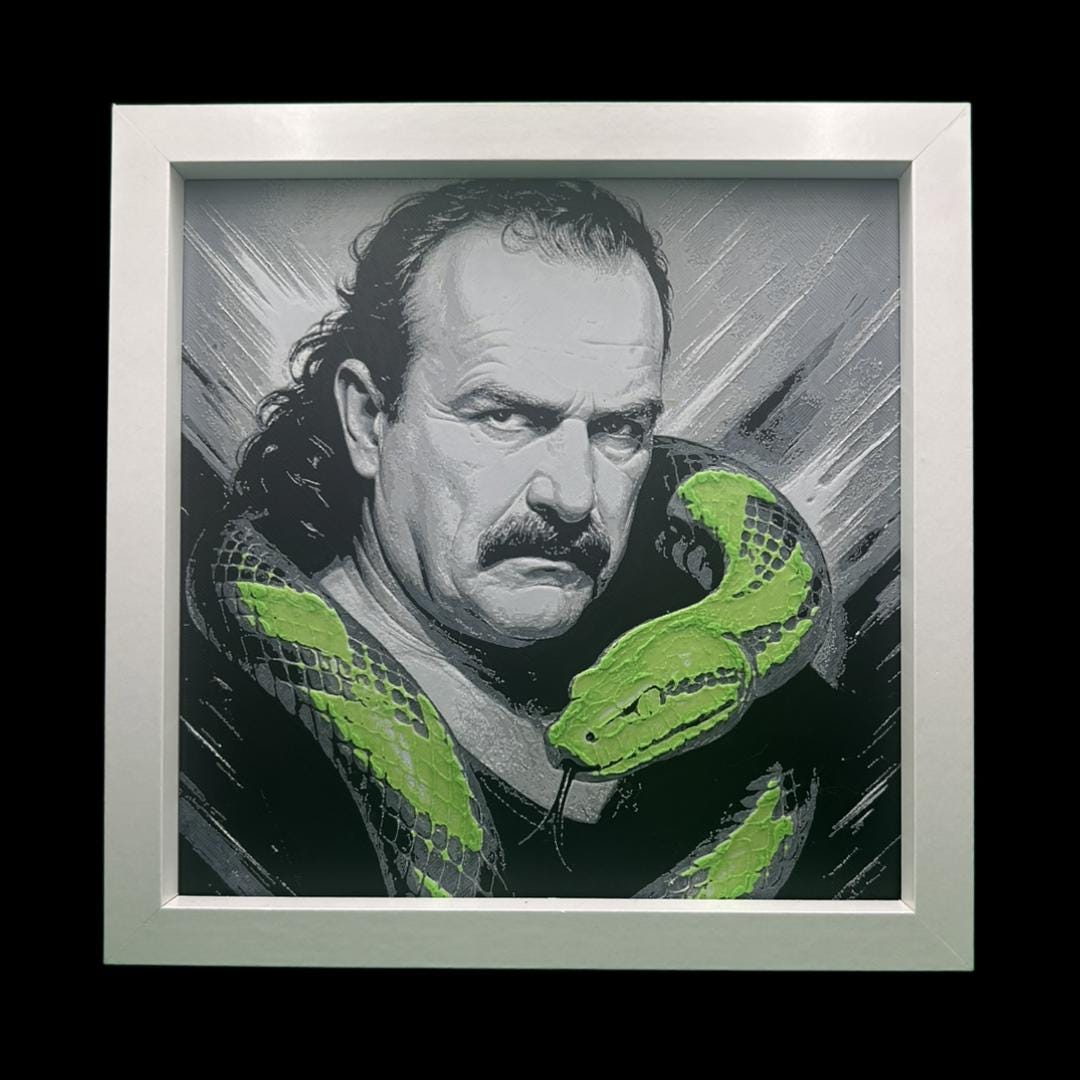 Jake The Snake - WWE 3D Printed Fan Art