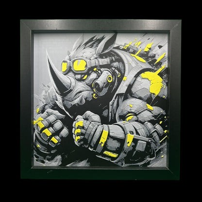 Rocksteady - TMNT 3D Printed Fan Art