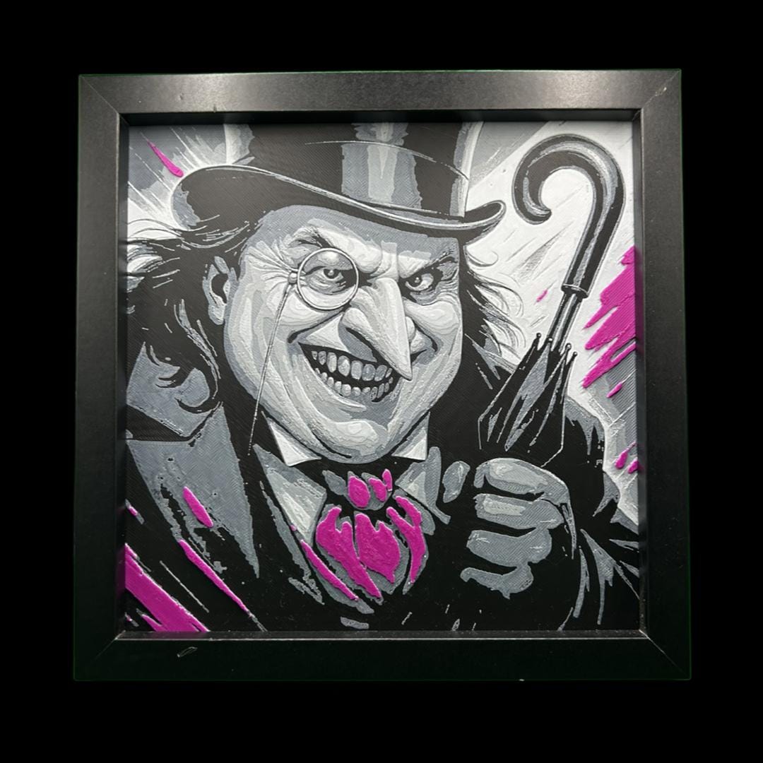 The Penguin - Batman 3D Printed Fan Art