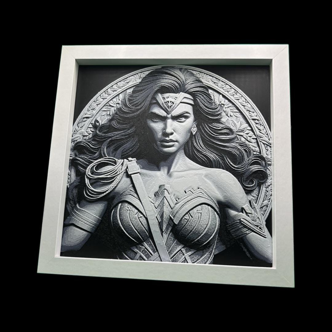 Wonder Woman 3D Printed Fan Art