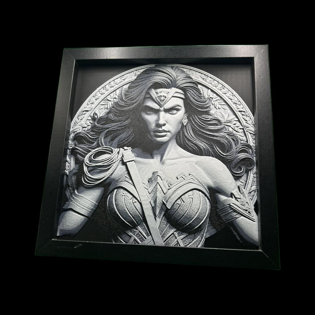 Wonder Woman 3D Printed Fan Art