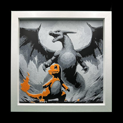 Charmander Evolution - Pokémon 3D Printed Fan Art