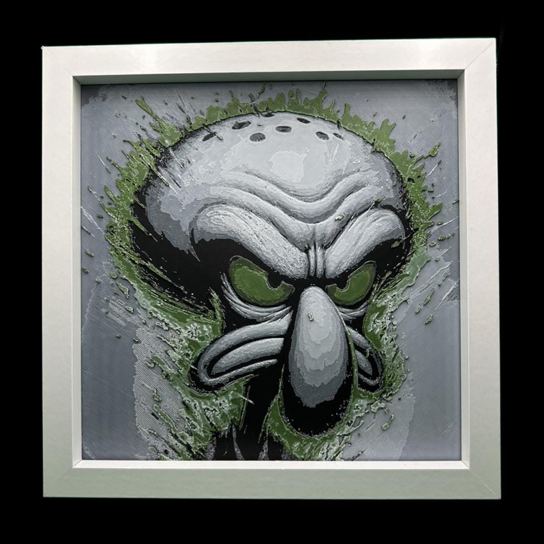 Squidward - SpongeBob 3D Printed Fan Art